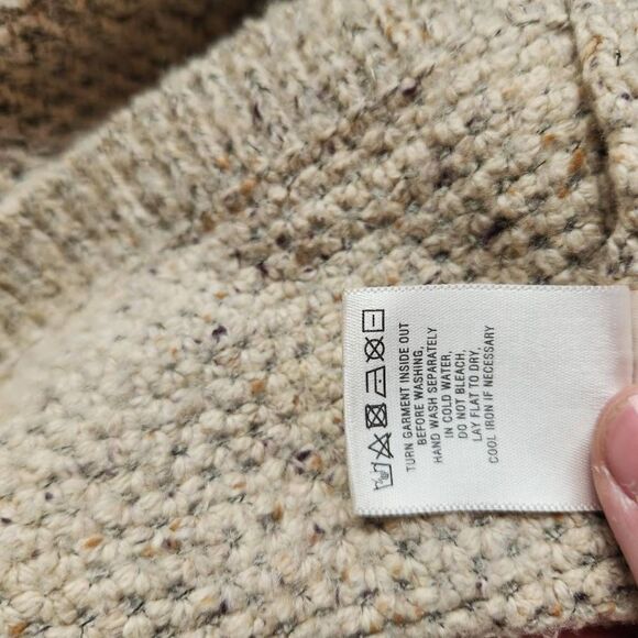 Angel of the North Envalira Wool Blend Tweed Blazer Jacket Beige Size Small - Picture 10 of 12